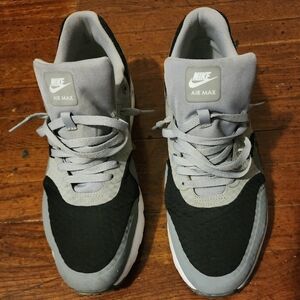 Nike Air Max Black Gray Mens Sz 15